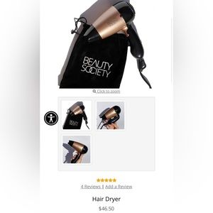 Travel blow dryer